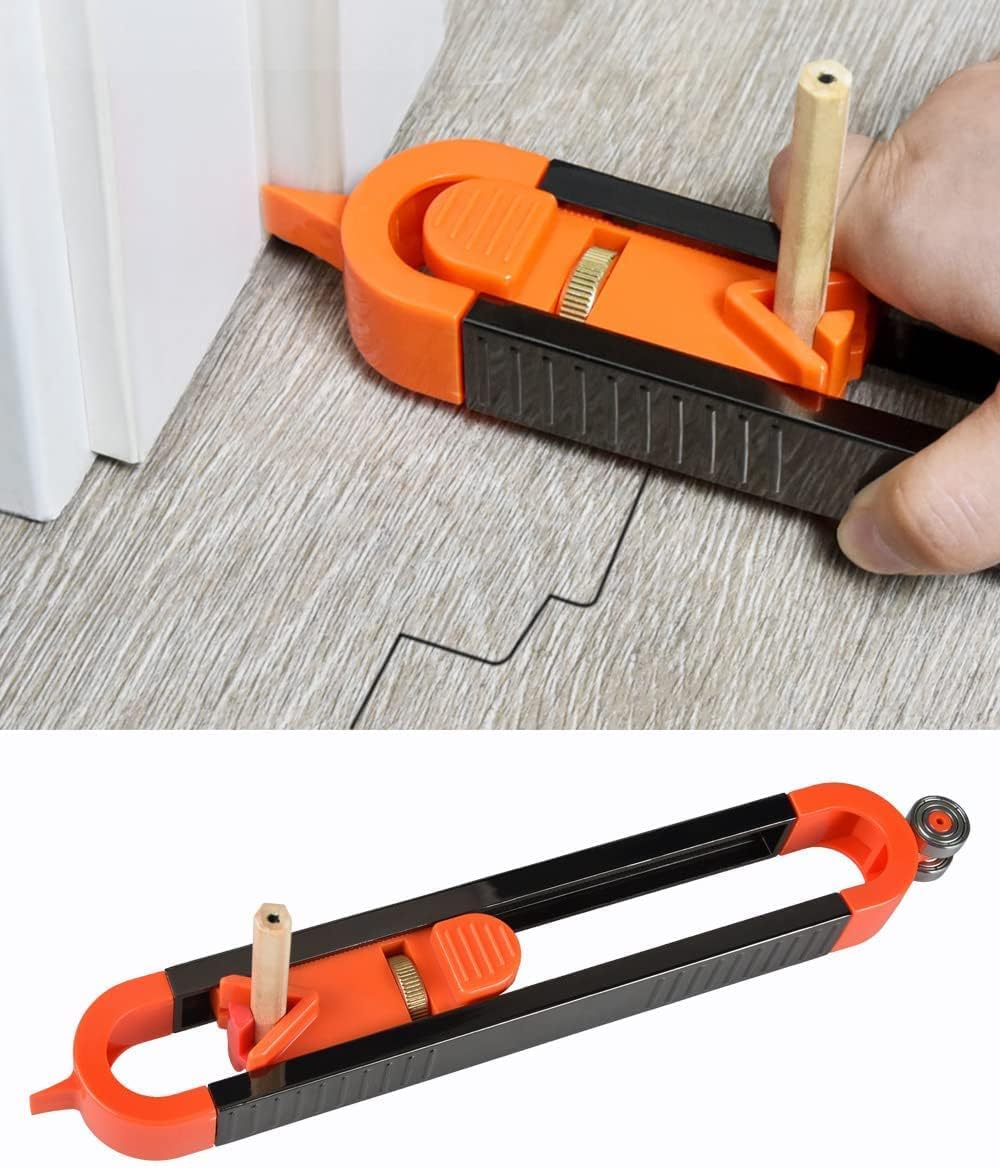 Woodworking Gauge - Contourmeter-aftekeninstrument, nauwkeurige profielkopieerder voor onregelmatige vormen,