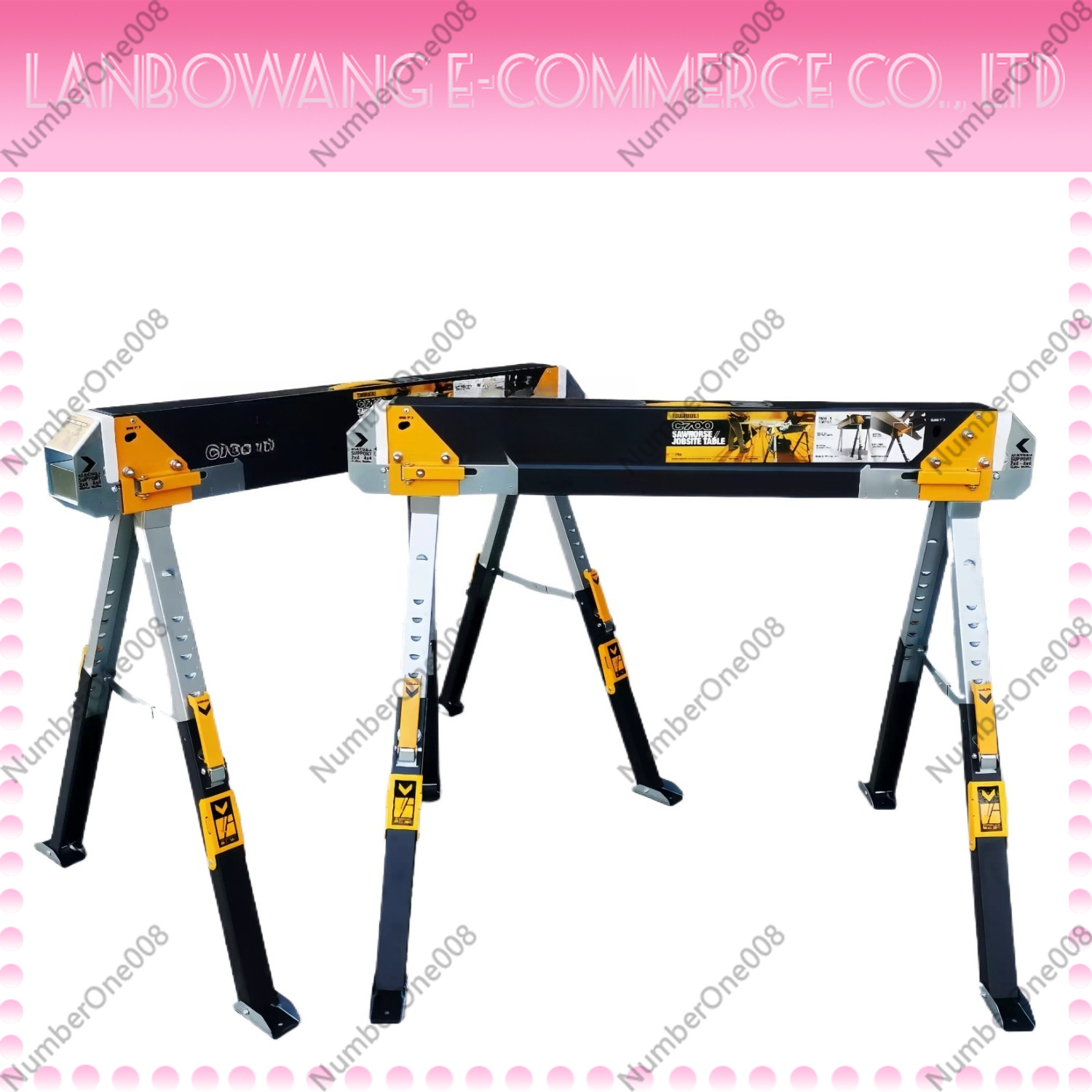 Woodworking Horse - Zaagtafelbeugel houtbewerking opklapbare steun materiaal hoogteverstelling