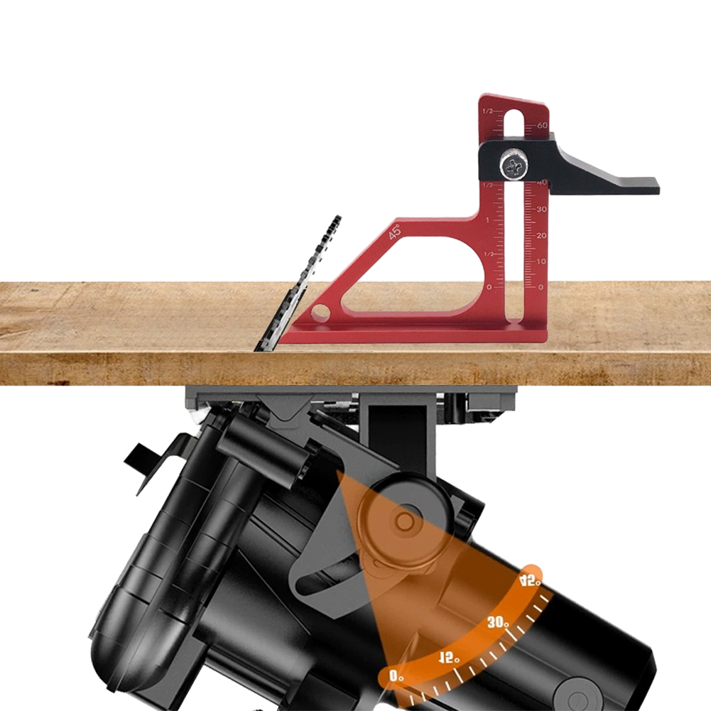 Woodworking Gauge - Tafelzaag Dieptemeter Slijtvaste Metalen Hoogtemeter Verstelbaar