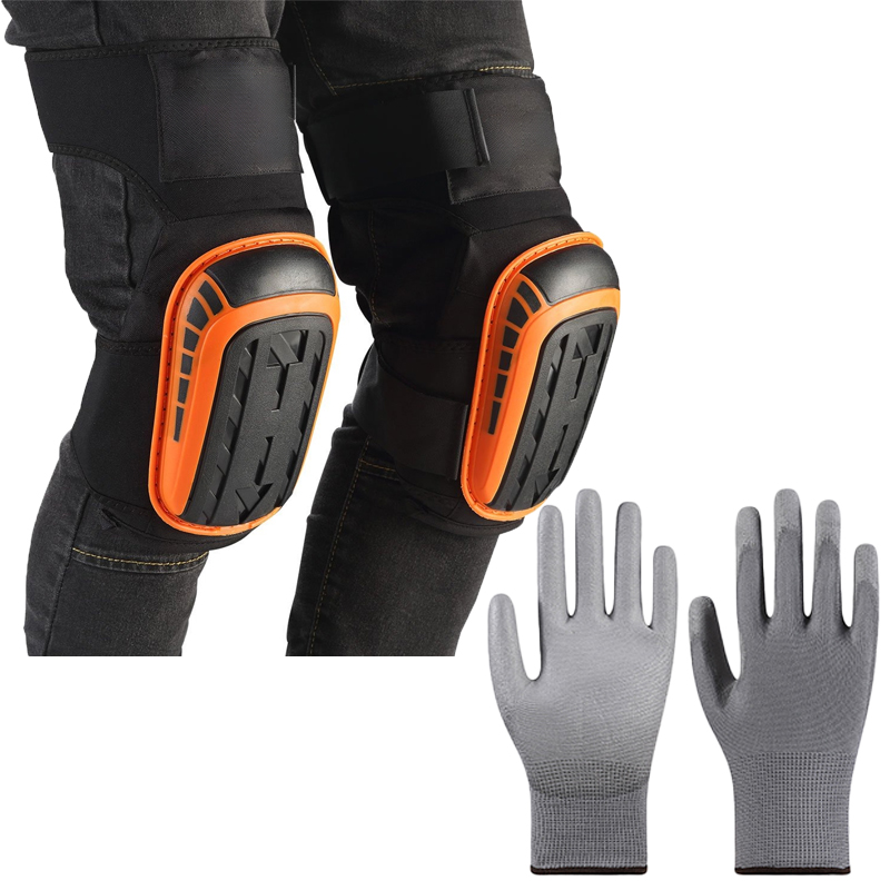Woodworking Gloves - CZHIYAO professionele antislip kniebeschermers met dikke