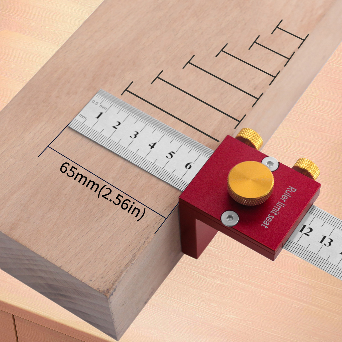 Woodworking Gauge - 30 Cm/12 Inch Schrijven Heerser 90