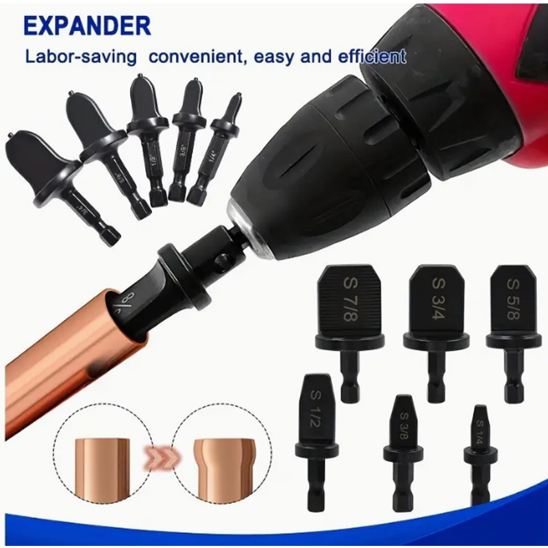Woodworking Youtube Free - 6-delige koperen buisgat expander elektrische uitbreidingskop