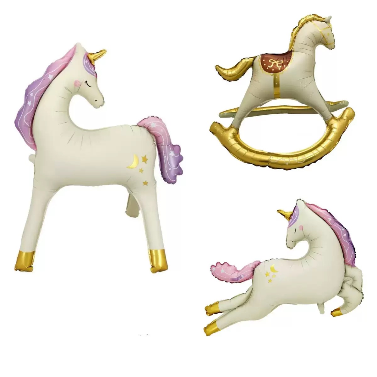 Woodworking Horse - Nieuwe verpakking 3D staande verjaardag matte