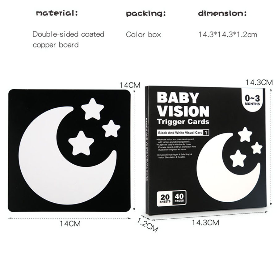 Baby Visuele Stimulatiekaarten - Woodworking For Kids recensie en prijs