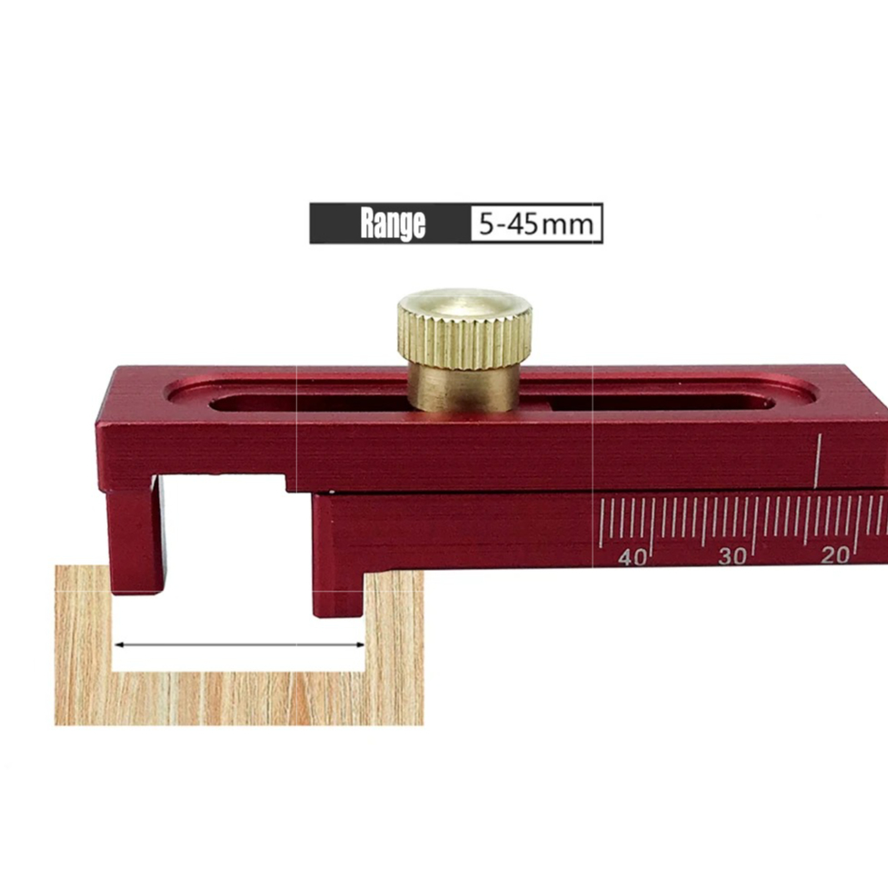 Zaagkraammeter van aluminiumle - Woodworking Kerf recensie en prijs