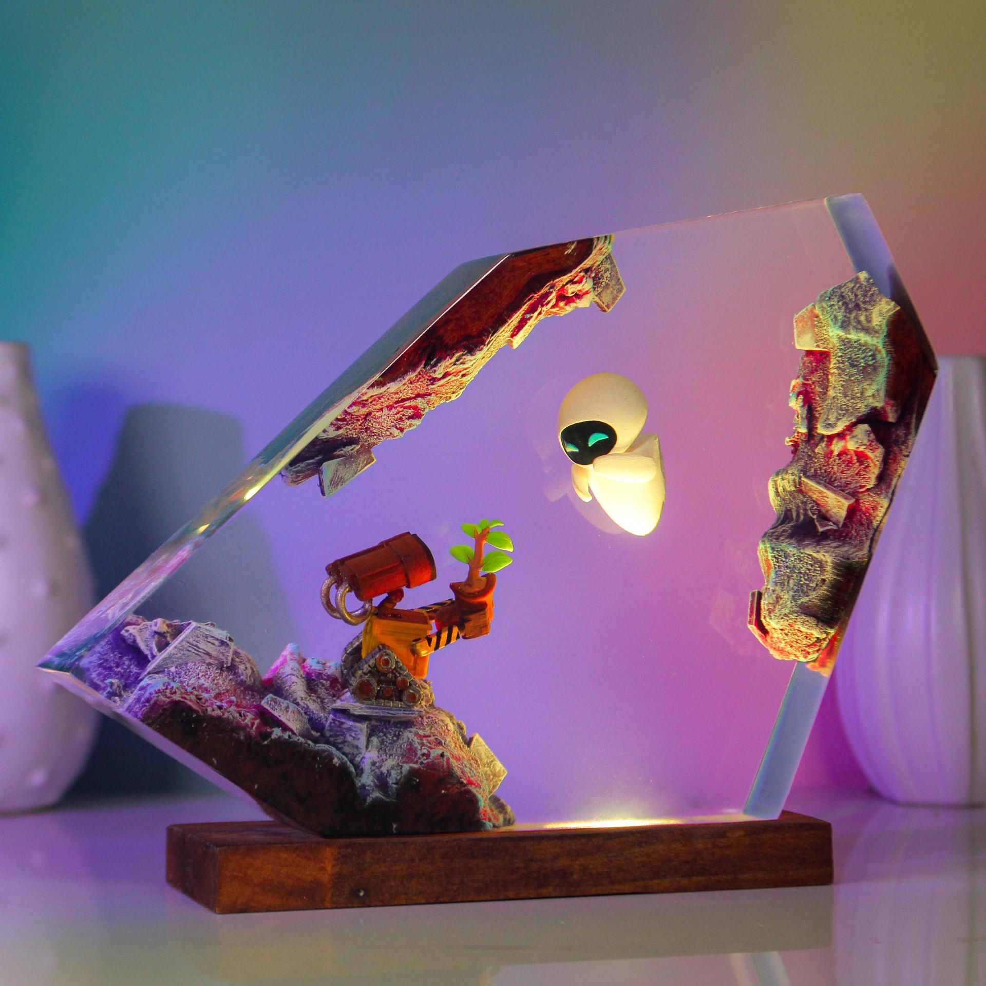Handgemaakte epoxyhars nachtla - Woodworking Epoxy recensie en prijs