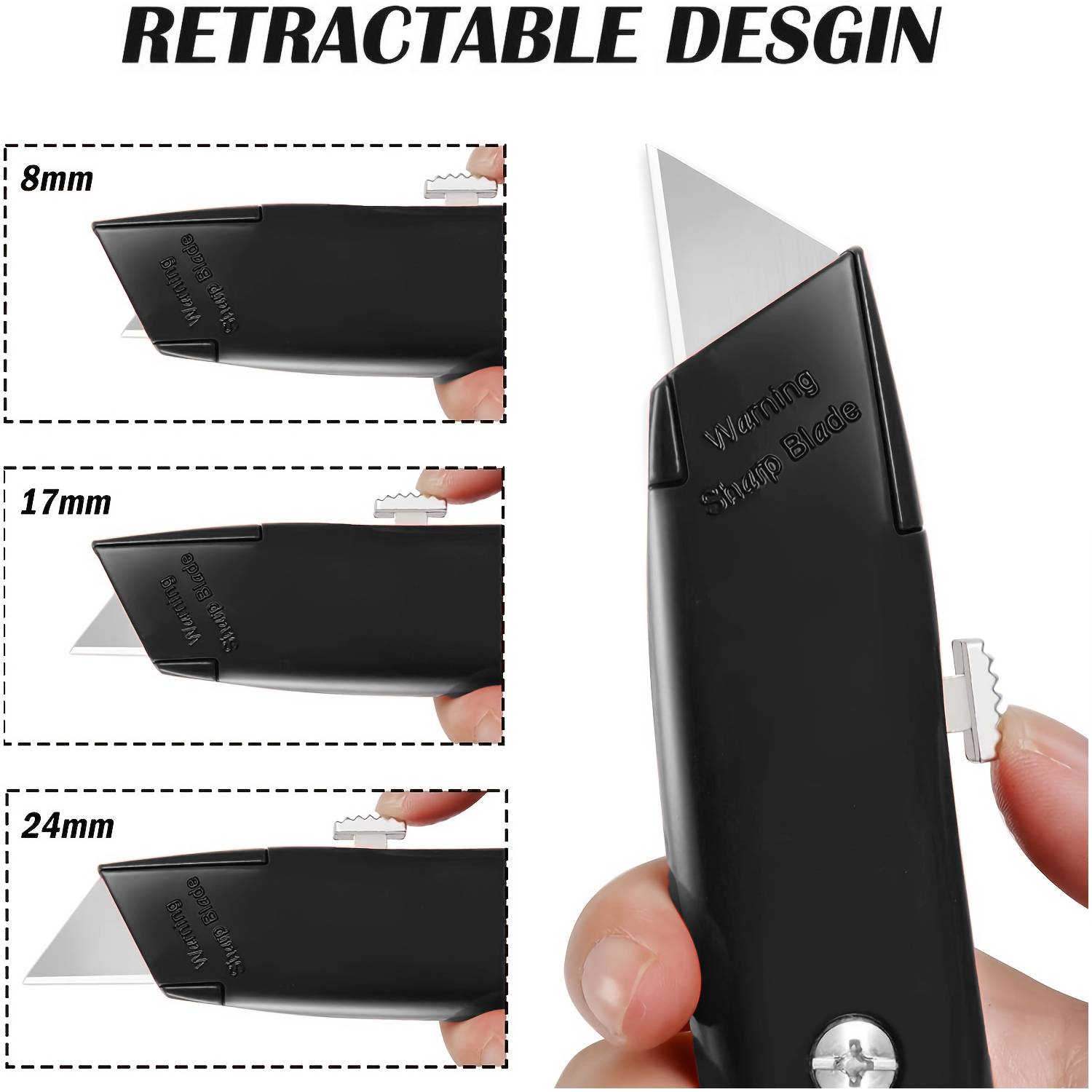 1/2PCS Utility Knife Intrekbaa - Woodworking Warehouse recensie en prijs