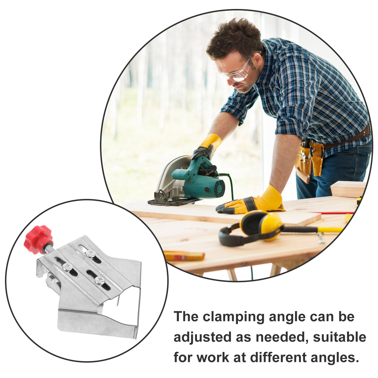 2 stuks haakse klem roestvrij  - Woodworking Right Angle Clamp recensie en prijs