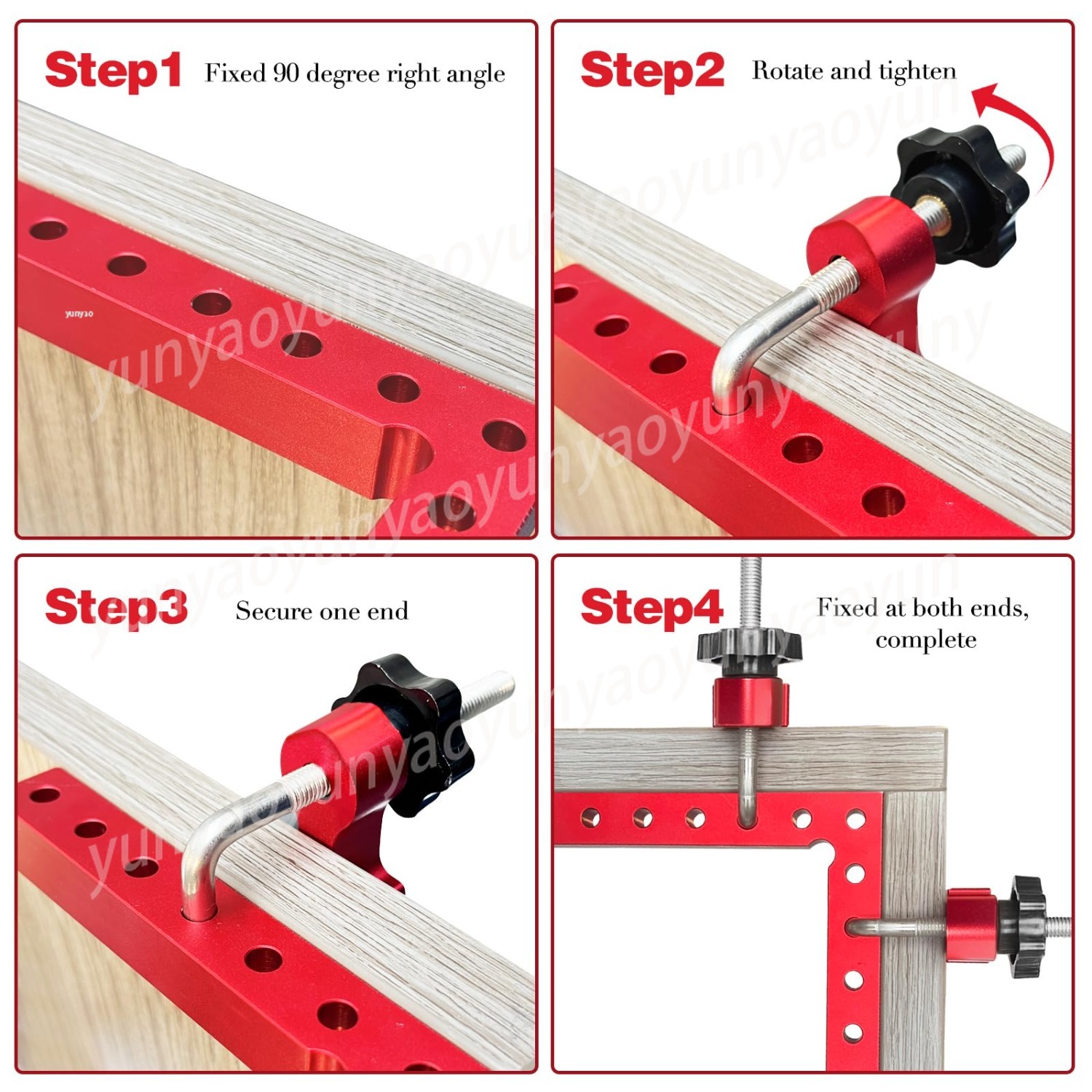 90 graden rechte hoek position - Woodworking Right Angle Clamp recensie en prijs