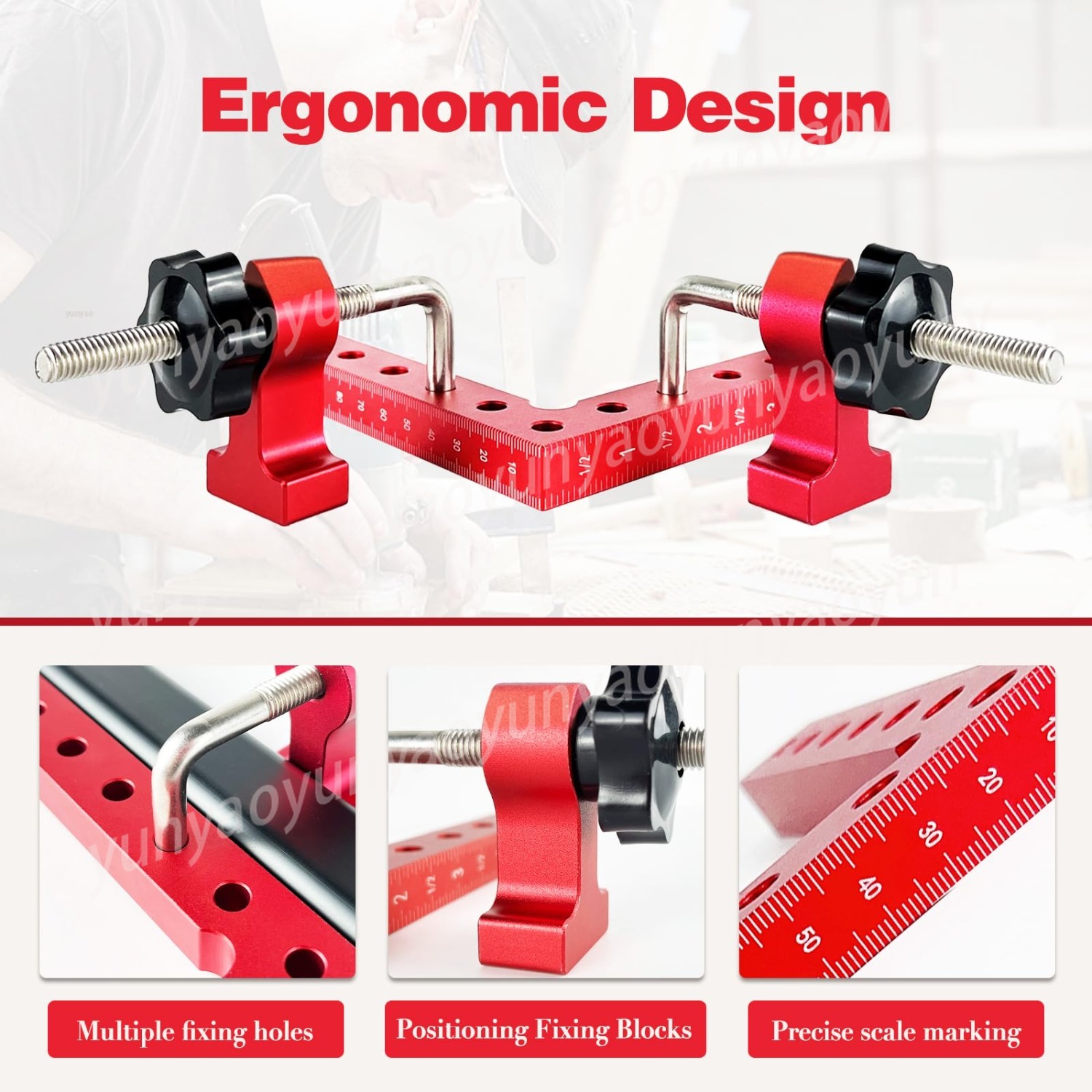 90 graden rechte hoek position - Woodworking Right Angle Clamp recensie en prijs