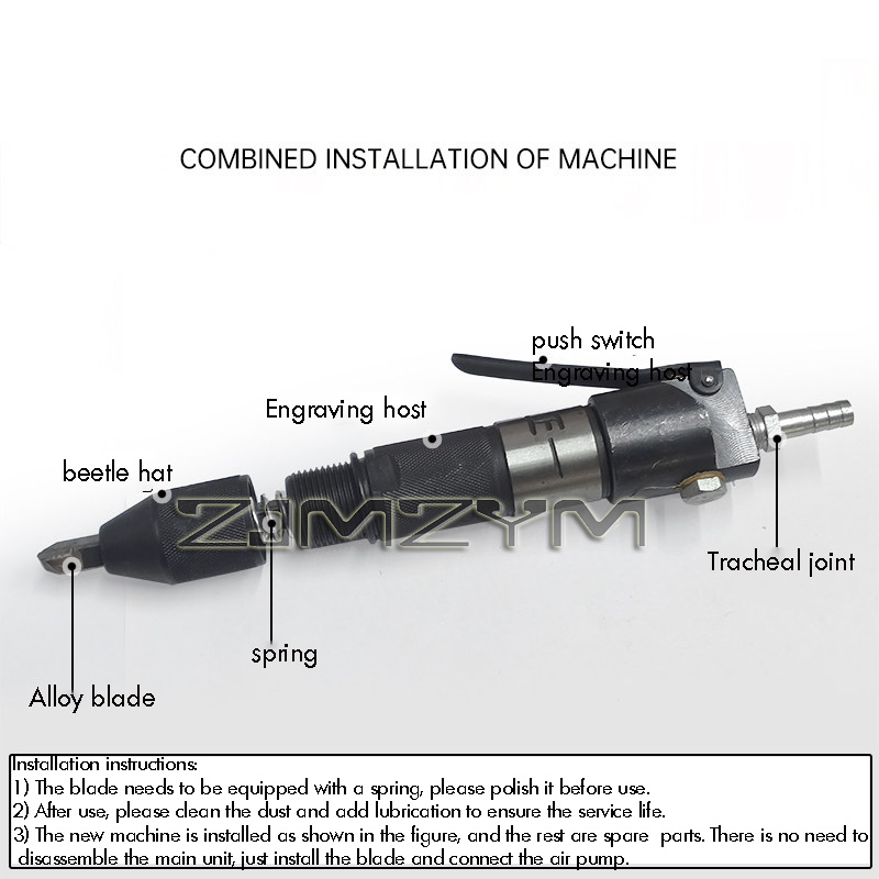 Krachtige luchthamer pneumatis - Woodworking Hammer recensie en prijs