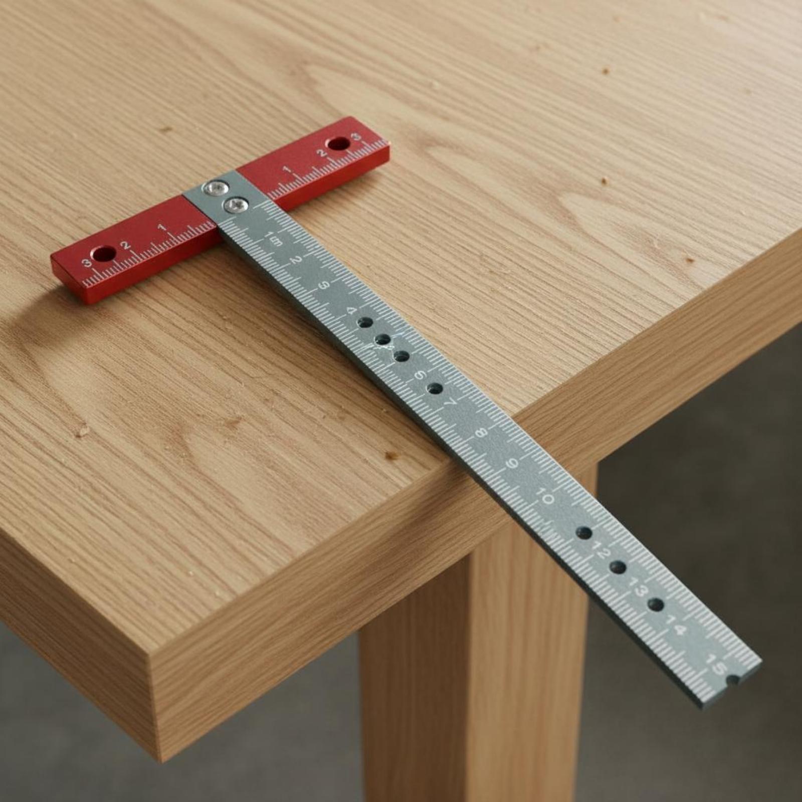 T-vormige liniaal Nauwkeurige  - Woodworking Workshop Layout recensie en prijs