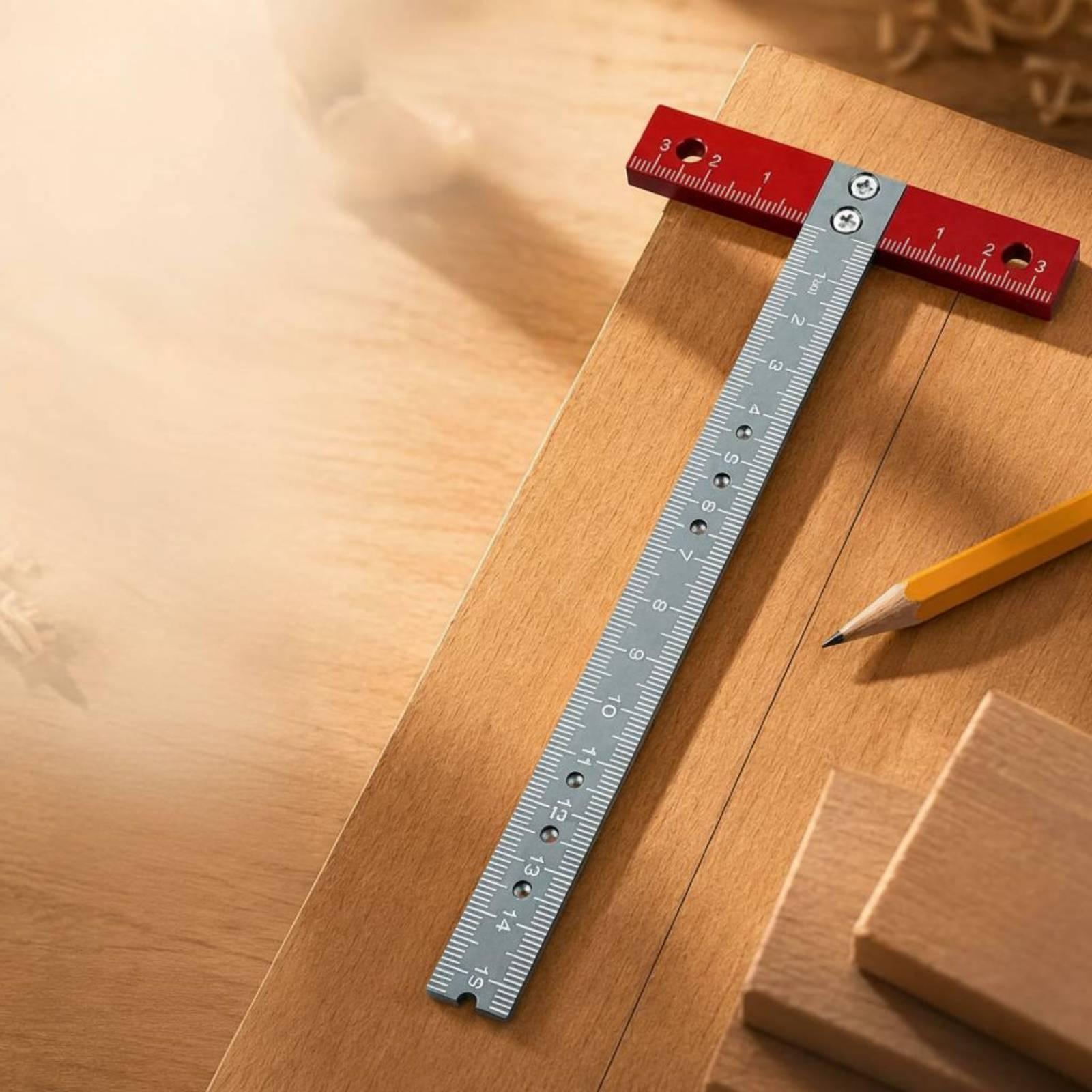 T-vormige liniaal Nauwkeurige  - Woodworking Workshop Layout recensie en prijs