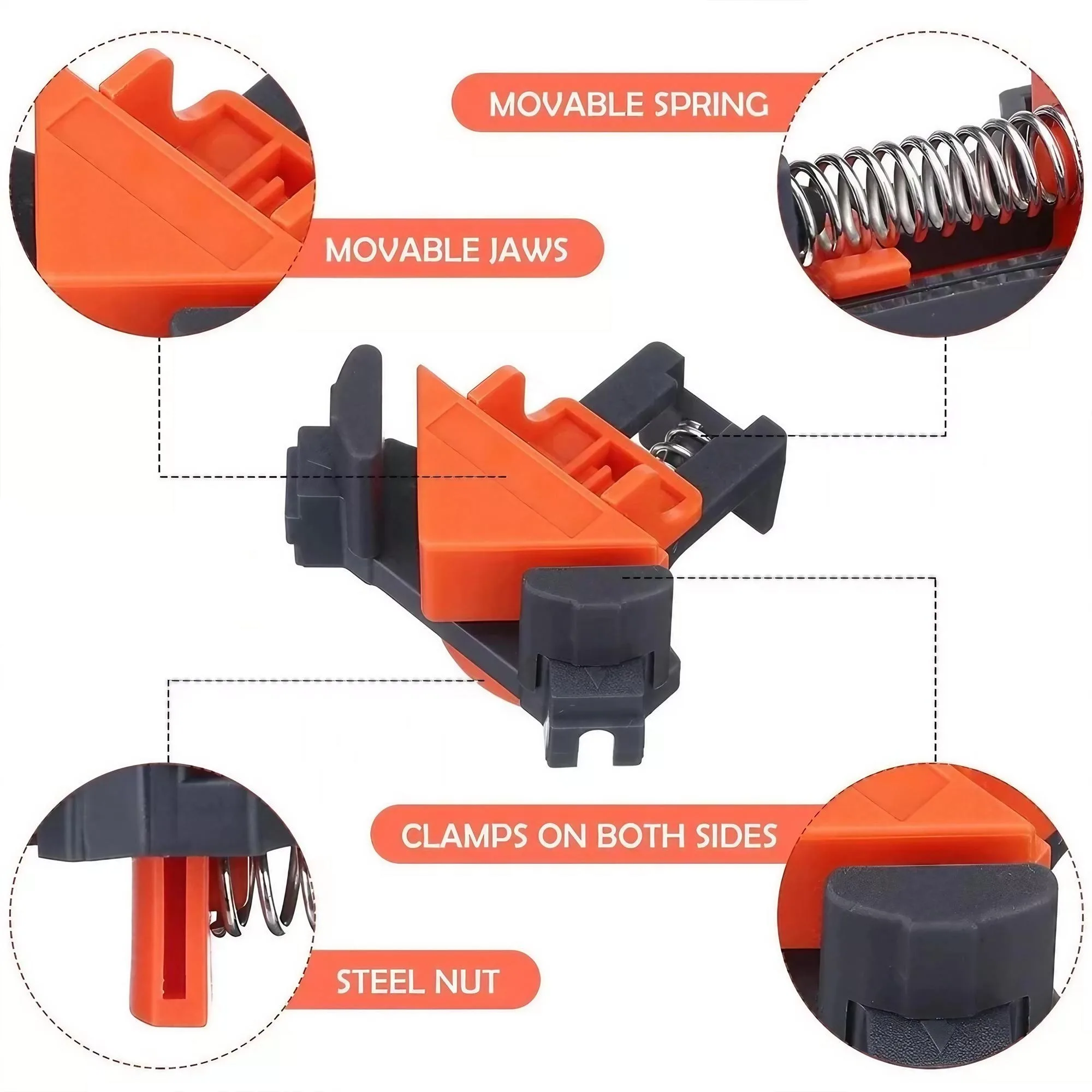 Premium 90 graden haakse klem  - Woodworking Right Angle Clamp recensie en prijs