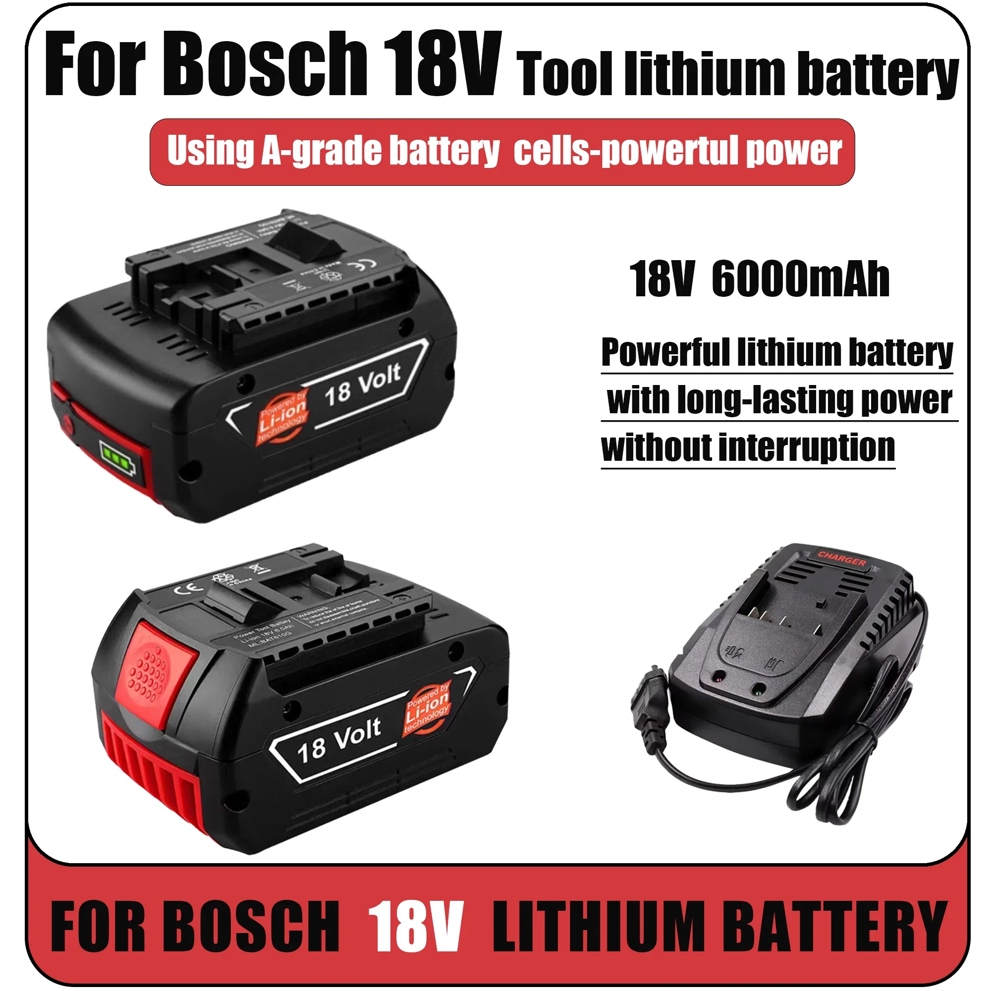Nieuwe upgrade 18V 6.0Ah accu  - Bosch Drill Gsb 18V recensie en prijs