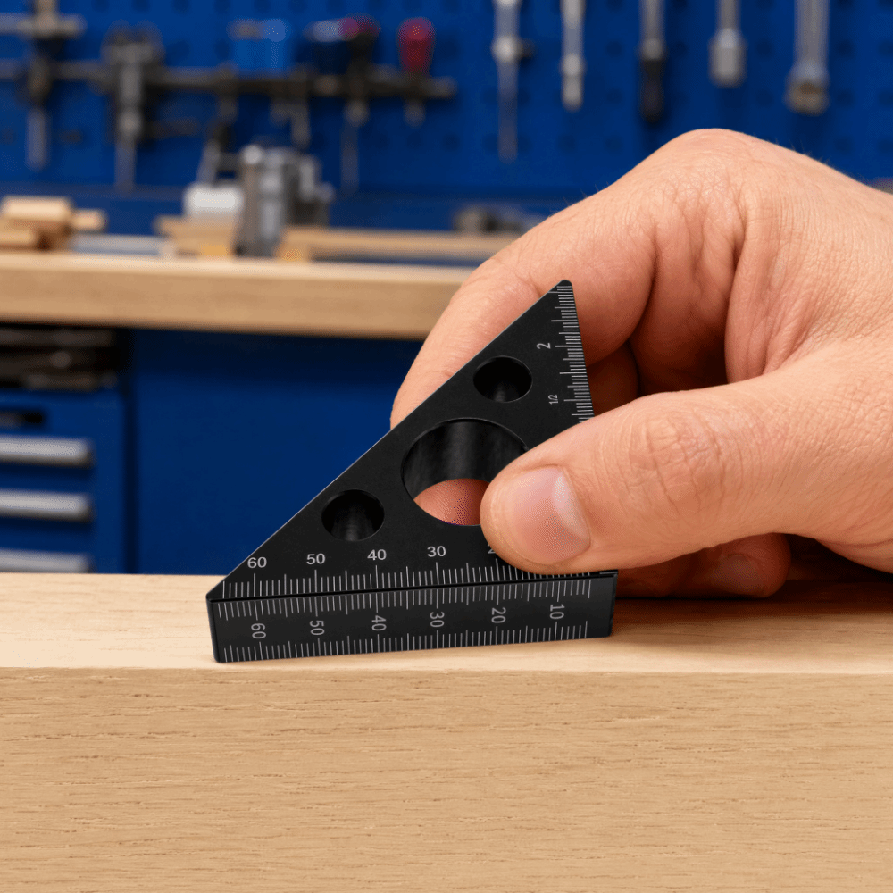 Driehoekige liniaal van alumin - Woodworking Workshop Layout recensie en prijs