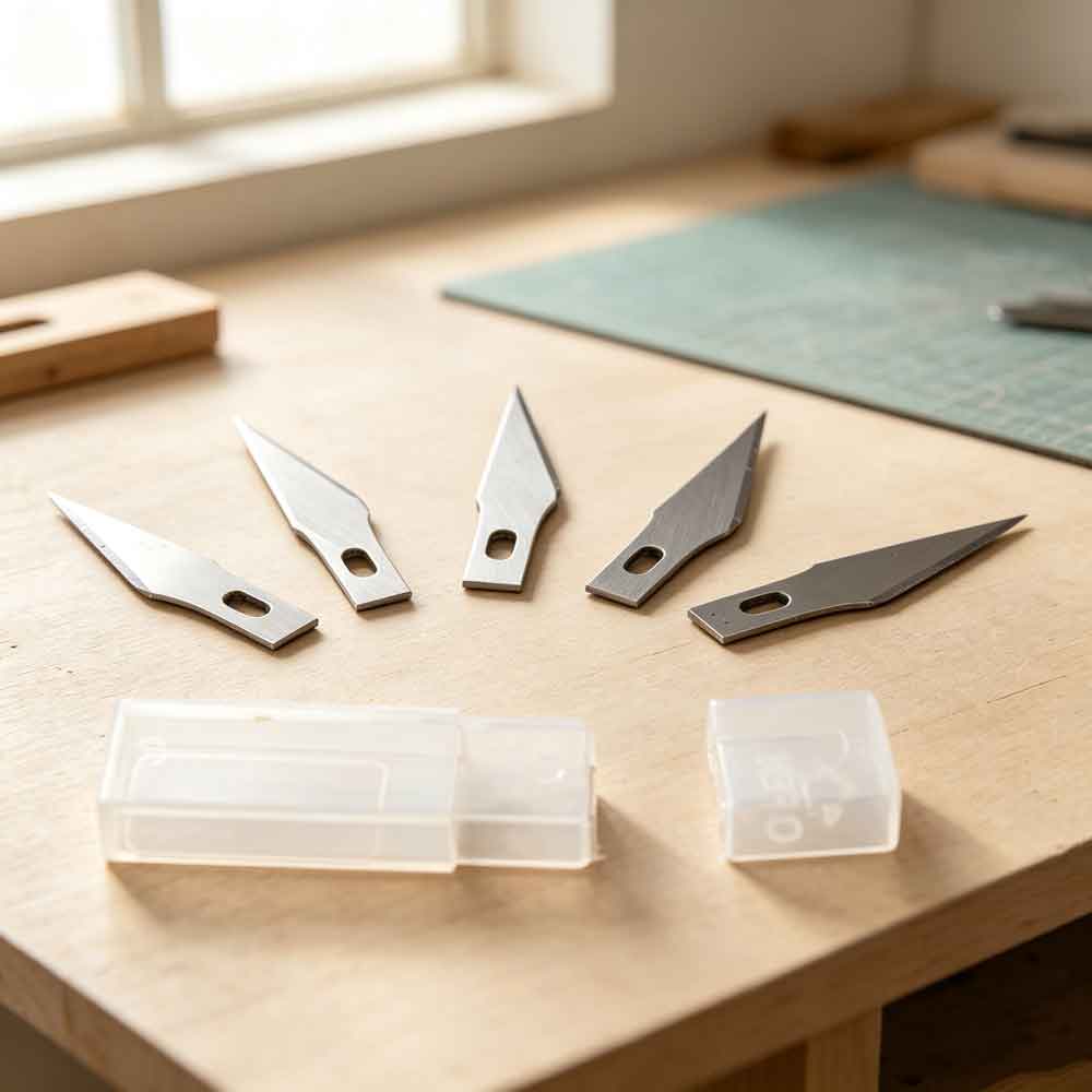 10 STKS Sharp Exacto-messenset - Woodworking Hobby Kits recensie en prijs