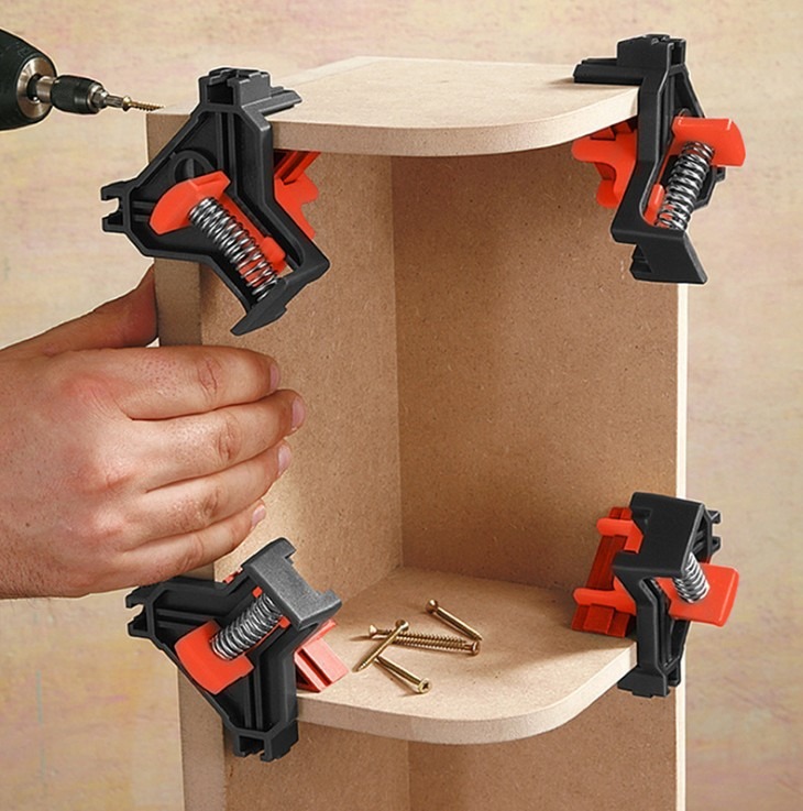 2/4 STUKS Rechte Hoek Bevestig - Woodworking Right Angle Clamp recensie en prijs